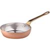 Baldassare Agnelli Pentole Agnelli COCU111M10 Padellino a Servire in Rame Stagnato, con Manico in Ottone