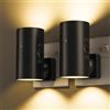 Fibrdoo Luce notturna con sensore dal tramonto all'alba, luce notturna a LED con luminosità e colore regolabili, luce notturna dimmerabile per corridoio, camera da letto, camera dei bambini, cucina