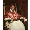 WYKUJMYTO Dipinto su Tela Classico Stampe Immagine Stampe Pittura Ritratto di Innocenzo di Diego Velazquez Per la Decorazione dell'ufficio 60x90cm