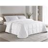 TexLom Trapunta Matrimoniale Invernale 260x270 cm Laura Blasi Suite Luxury Double Face 350 gr/m² - Piumone 2 Piazze in Microfibra Satin Tinta Unita, Bianco
