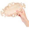 TOPPERFUN Fregio in Legno Massello Intagliato 20X11 CM per Decorazione Porta Ingresso e Mobili Ambienti Interni