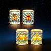 Dyiouxin Portacandele da Tavolo per Oktoberfest,12pc lanterne da tavolo per Oktoberfest, portacandele decorativi da tavolo,set decorativo bavarese per oktoberfest,per luminarie o candele