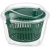 Generico Centrifuga per Insalata 4,4 L, Centrifuga Manuale per Verdure con Cestello Removibile e Contenitore Trasparente, Scolainsalata Facile da Usare e Pulire, per Lattuga, Insalata e Verdure - Verde