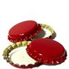 Firmadigaranzia srl Tappo Corona 26 mm Colore Rosso - Tappo per Bottiglie da Birra e Vino Modello Corona Classico da 26 mm per Birra Artigianale e Professionale