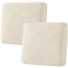 YSTELLAA Copriseduta Divano Elasticizzato, 1 Posto*2, Beige | Copri Seduta Divano Antiscivolo, Copridivano Con Cuscini Separati, Fodera Lavabile Per Divano