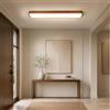 B·LED BARCELONA LED BARCELONA LED Plafoniera LED 36W 120cm Effetto Legno 4000K | Profilo slim, policarbonato, LED integrato, 3600 lm, montaggio a soffitto, IP20, garanzia 5 anni