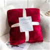 Hixingo Coperta per Divano, Coperta in Fanella Tinta Unita Invernale 430 g/m² Morbida e Calda per Letto Single, Matrimoniale, Copriletto in Microfibra per Tutte le Stagioni (Rosso,100x150cm)