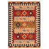 Kilim Carpets by Jalal, Tappeto Kilim Sivas 2 60 X 200 cm Rosso/Multicolore