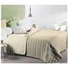 Caleffi TRAPUNTINO COPRILETTO Trapuntato Modern Letto Matrimoniale Microfibra (Vaniglia)