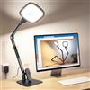Jeebel LED Lampada da Scrivania, 1500LM Luce da Tavolo, Braccio Regolabile | Lampada da Tavolo per Gli Occhi, Telecomando, Dimmerabile & 5 Temperature Colore, Memoria e Timer, per Ufficio Disegno Studio