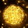 LQTSLFM 100 Pezzi LED per Palloncini Bianco Caldo Mini LED Palloncini Luci Piccole Luci LED a Batteria per Compleanno, Matrimonio, Festività, Decorazioni da Scrivania
