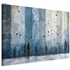 murando - Quadro Moderno Soggiorno Grandi, Strada Minimal Azzurro 120x80cm | Chiodi Inclusi, 1 Pezzo, Pannelli Decorativi per Pareti, Decorazione da Parete, Resistenti Allo Sbiadimento