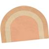 FQRDKT Stencil da parete a forma di arco, stencil per pittura rimovibile con bordi riposizionabili, decorazione da parete, carta da parati geometrica, multicolore, M