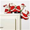 HADAVAKA Natale Santa Cornici Decorazione Bella E Interessante Holiday Decor, Babbo Natale, Renna Natale Angolo Segno Decor, Per Porte Di Casa, Finestre E Pareti