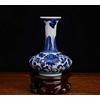 TONGTONG mini vasi in ceramica cinese blu e bianco, per la disposizione dei fiori, Ikebana o da tavolo ornamento vaso per fiori piccolo #07