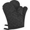 Voarge Guanti da forno antiscivolo di alta qualità (1 paio) fino a 240 °C, in silicone, estremamente resistenti al calore, guanti da barbecue, guanti da forno, per cucinare, cuocere al forno