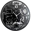 Instant Karma Clocks | Orologio da Parete Egitto | Arte Egizia Antica | Piramidi Ankh Gatto Sacro | Decorazione Unica da Muro per Casa Studio Museo | Idea Regalo Originale