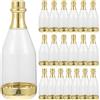 BESTonZON 20 bottiglie di champagne, bottiglie di caramella, scatola di caramelle di nozze, contenitori di vino in plastica per feste di compleanno di nozze