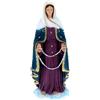 SHALOM - Statua Madonna Delle Lacrime In Polvere Di Marmo Colorata. Altezza 22 Cm