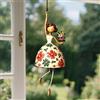 Generico Stravagante Danzatrice Ornamento Appendere, Decorazione d'Arte Vintage Lady | Ciondoli dama danzant, ornamenti appendere alla finestra con gambe penzolanti e vestito fantasia, per l'arredamento giardino