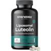 OnEnergy Luteolina Liposomiale 500 mg - 60 Capsule - Flavonoide Naturale | Capsule Vegetali - Eccellente Assorbimento ed Efficacia - Con Fosfatidilcolina Aggiunta - Supporto Quotidiano