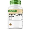vit4ever Capsule di Fosfatidilserina - 180 Capsule - 300 mg per al giorno | Alto Dosaggio - Fosfolipide PS - Vegan - Senza additivi inutili