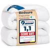 Bedsure Piumino Matrimoniale 4 Stagioni - Trapunta 260x240 cm | Fibra Cava 300g/m², OEKO-TEX, Ipoallergenico, Traspirante, Lavabile in Lavatrice, Resistente, Bianco