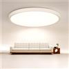 OTREN Plafoniera LED Soffitto 48W 4800LM Ø40CM, 4000K Bianco Naturale | Lampada da Soffitto Rotonda IP44 per Bagno, Cucina, Camera da Letto e Balcone