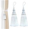 Aokbean 2 fermatenda con nappe per mobili, armadi, decorazione per la casa, colore: bianco