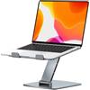 CIRYCASE Supporto PC Portatile Scrivania, Alluminio Laptop Stand Regolabile | Raffreddamento Rapido, Ergonomico Rialzo PC Porta Ventilato, Pieghevole Supporti per Presentazioni per 10-16" Notebook/Tablet