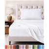 Utopia Bedding Set Lenzuola Letto 3 Pezzi, 90x190cm, Bianca | Lenzuolo con Angoli, Lenzuolo Piatto e 1 Federa 50x75 - Singolo - Oeko-Tex Certificato - Poliestre di Microfibra
