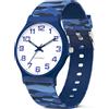 TENOCK Orologio analogico bambini 30m sottile morbido leggibile sportivo 5-15 anni regalo compleanno