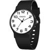 TENOCK Orologio analogico bambini 30m sottile morbido leggibile sportivo 5-15 anni regalo compleanno