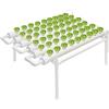 BJTDLLX di Coltivazione idroponica idroponica idroponica per Piante Senza Terra, per balconi e Giardini, Pipe in PVC (54 Fori 6 Tubi)