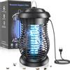 KALIBERX Lampada Antizanzare Elettrica, Lampada Zanzare Elettrico 4200V 20W UV | Impermeabile IPX6 360° Acchiappa Zanzare Elettrico, Uccidi Trappola Insetticida Zanzare per Interno Esterno