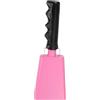 PATIKIL 9inch Campanelle Per Partite Di Calcio Campana Di Metallo DIY Rosa | Campanelle Per Eventi Sportivi All'Ingrosso, Per Tifo Competizione Maratona, Strumenti Rumore Forte, Con Manico
