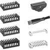 FrostyFlair 8 pezzi accessori protezione pelle intima, set di pettini protettivi 0/3mm corpo con pettine 1/2/3/5mm per O Blade QP2724 QP2834 QP2520/30 QP2620/30 & Pro-Serie