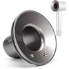 WYWY.Wide Deflettore anteriore di ricambio per asciugacapelli Dyson Supersonic (argento)