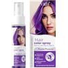 Sevich Spray temporaneo per capelli, colore viola, asciugatura rapida in 15 secondi, non permanente, per capelli naturali e colorati, facilmente lavabile, 30 ml