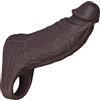 BDSMAGE Sex Toy Silicone Anello Testicoli Erotici Guaina Fallica (Color caffè)