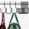 DHYLRICHER Gancio per borse per armadio, design unico a torsione, ganci per borse di grandi dimensioni, ganci per appendere borse, borse, cinture, sciarpe, cappelli, vestiti, padelle e pentole (confezione da 12