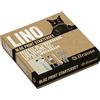 Brause 892B - Confezione di apprendimento della linoleografia che include un manico in legno, 5 sgorbie, un tubetto di inchiostro, una tavolozza, una lastra di linoleum A6, un estrattore e un rullo