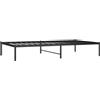vidaXL Giroletto in Metallo Nero 100x190 cm