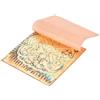 QUARKZMAN 25 Fogli 14cm x 14cm Fogli di Lamina Oro Imitazione Variegati | Libretto Con Motivo, Per Artigianato Cornici Unghie E Decorazioni, Forma A Cuoro Oro