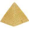 CANIGHT Piramide Egizia in Resina Dorata, Ornamento Creativo Vintage da Scrivania | Modellini Piramide, Souvenir Egiziano, Decorazione Versatile per Armadi e Anniversario, Colore Oro