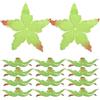 COMPUKAS Sepali Floreali Verde per Fiori Artificiali 50 Pezzi | Accessori per Creazioni Fai, Colore Verde, Uso Rose Finti e Composizioni Decorative