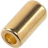 Aerzetix Set di 12 terminali per Cordoncini e Lacci / 3.5x5x15 mm/Forma Tubolare/Colore Dorato/per Cucito e merceria