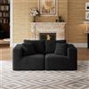 Novilla 180 cm Divano 2 Posti Modulare Componibile in Velluto | Molle insacchettate Smarts Coil®, Senza Montaggio, Velluto a Coste, 4 Cuscini Decorativi, Confezionato Sottovuoto
