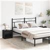 QZZCED VIDA XL Comodini Moderni 2 Pezzi Set, Tavolini da Notte in Legno Rovere Nero con Cassetto, Mobile Camera da Letto Design Rettangolare per Interni