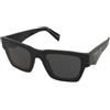 Prada PR A06S 16K08Z | Occhiali da Sole Graduati o Non Graduati | Prova Online | Plastica | Quadrati | Nero | Adrialenti